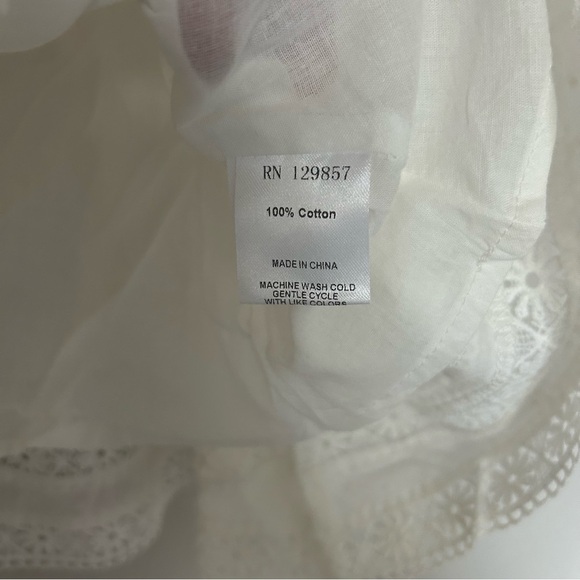 Tuckernuck The Skirt by Rochelle Behrens in White Lace - Picture 4 of 6